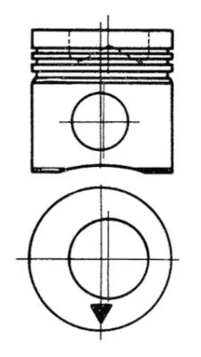 92982600 Piston KOLBENSCHMIDT