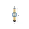 83.083.00 Filtru, sistem hidraulic primar UFI