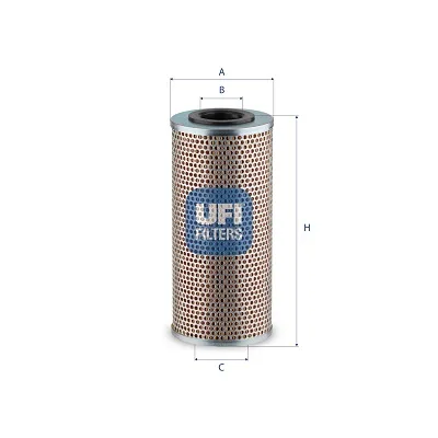 25.712.00 Filtru, sistem hidraulic primar UFI