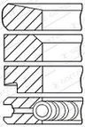 Set segmenti piston