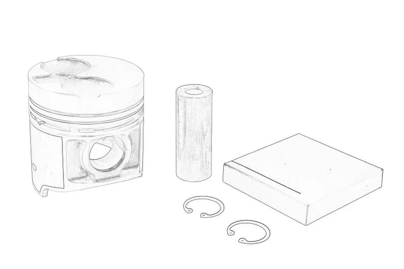 T436364 Piston OE PERKINS