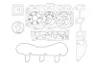 Set garnituri complet, motor