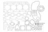 Set garnituri complet, motor