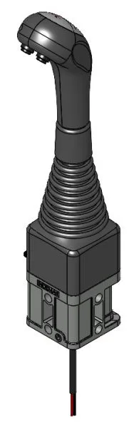 Hydraulic distributor joystick