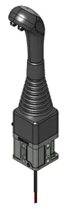 Hydraulic distributor joystick