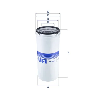 87.059.00 Filtru, sistem hidraulic primar UFI
