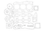 Set garnituri complet, motor