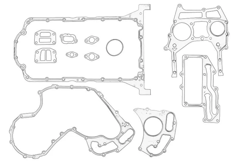 Set garnituri complet, motor