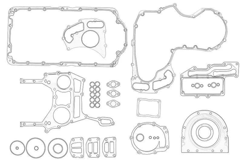 Set garnituri complet, motor