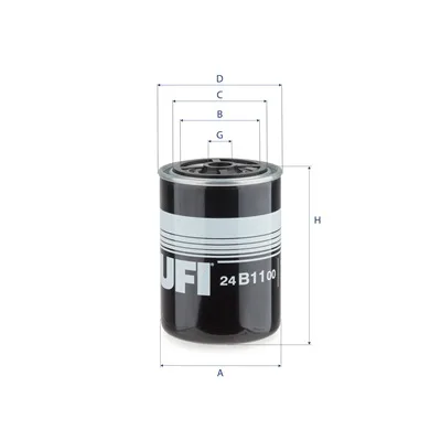 24.B11.00 Filtru combustibil UFI