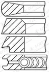 Set segmenti piston