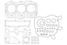 Set garnituri complet, motor
