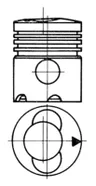 91395700 Piston KOLBENSCHMIDT