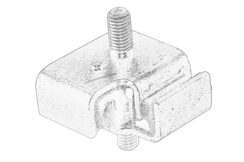1E8490-01351 Tampon, suport motor OE YANMAR