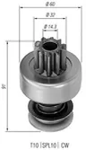 940113020196 Pinion electromotor MAGNETI MARELLI