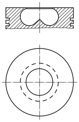 009 95 00 Piston MAHLE