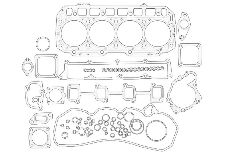 Set garnituri complet, motor