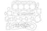 Set garnituri complet, motor