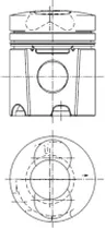 94653600 Piston KOLBENSCHMIDT