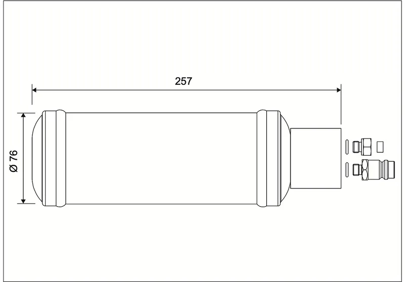 596651 Uscator,aer conditionat VALEO