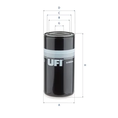 23.822.00 Filtru ulei UFI