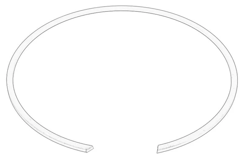 Garnitura, capac suport arc