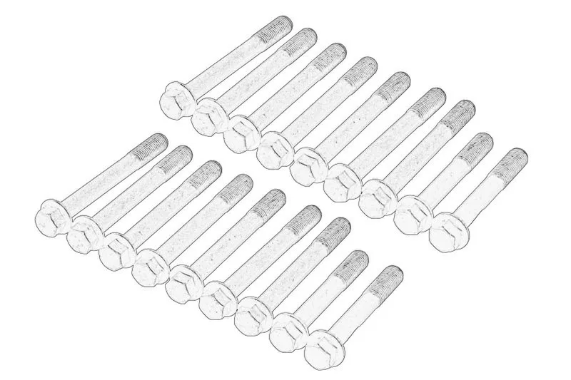 T427106 Set surub chiulasa OE PERKINS