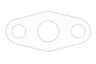 36832138 Garnit etans., admisie ulei (compresor) OE PERKINS