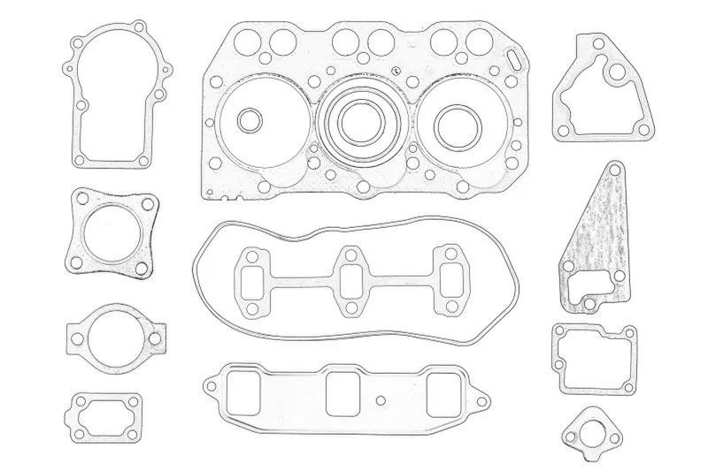 Set garnituri complet, motor