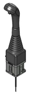 Hydraulic distributor joystick
