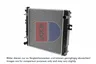 450000N Radiator, racire motor AKS DASIS