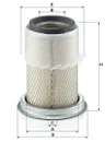 C 14 123 Filtru aer MANN-FILTER