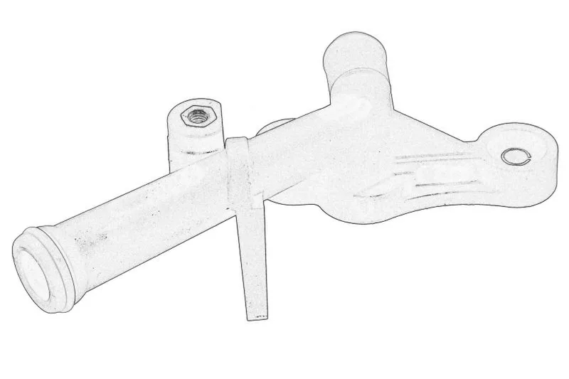 4134K022 Furtun, aerisire bloc motor OE PERKINS