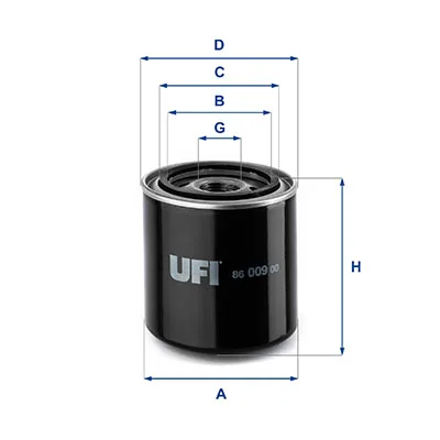 86.009.00 Filtru ulei UFI