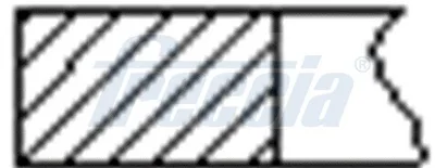 Set segmenti piston