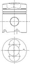 99343600 Piston KOLBENSCHMIDT