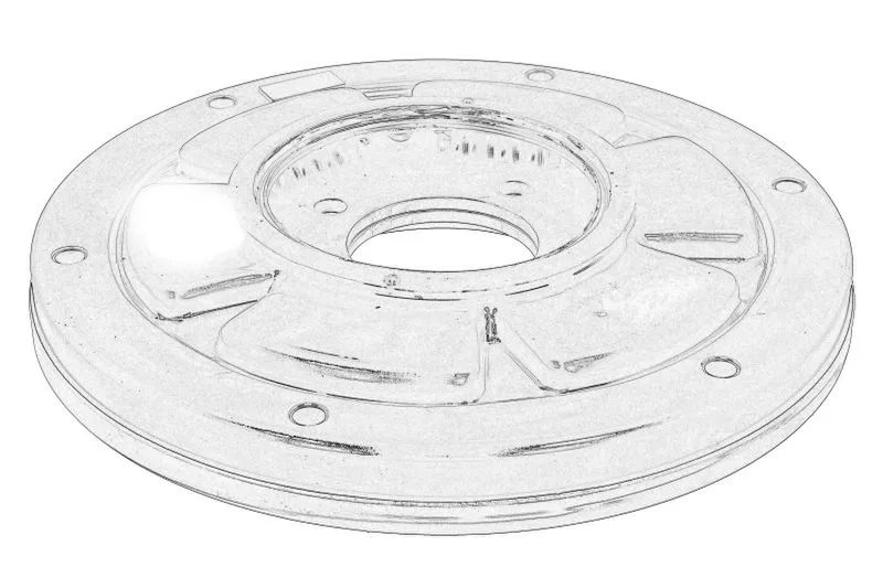 Amortizor torsional, volant