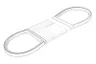 T80109105 Curea transmisie OE PERKINS