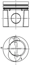 90850600 Piston KOLBENSCHMIDT