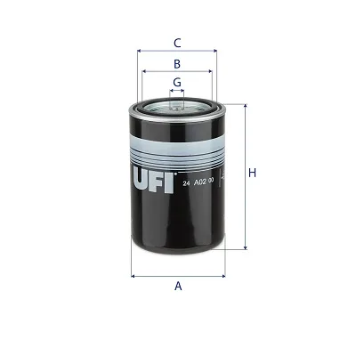 24.A02.00 Filtru combustibil UFI