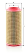 C 25 710/3 Filtru aer MANN-FILTER