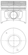 40774610 Piston KOLBENSCHMIDT