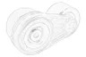 Mecanism tensionare, curea distributie