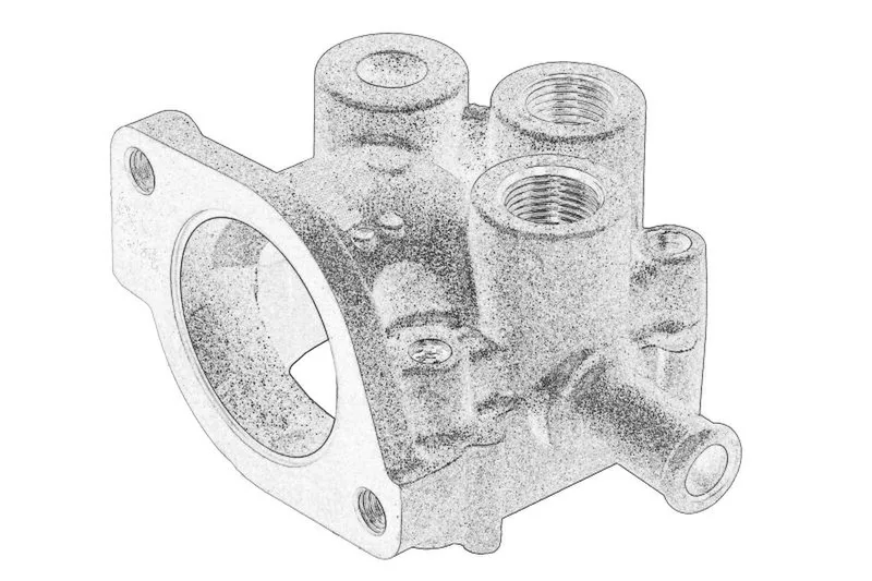 T435929 Carcasa termostat OE PERKINS