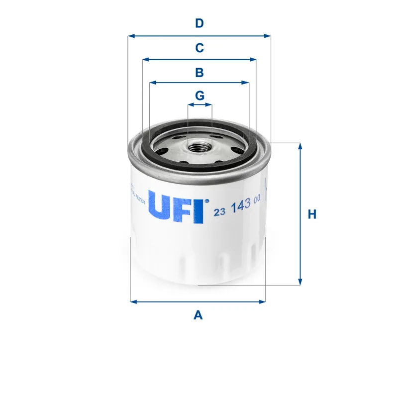 23.143.00 Filtru ulei UFI