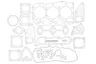 Set garnituri complet, motor