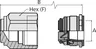 148110400 Hydraulic quick-coupler elements CEJN