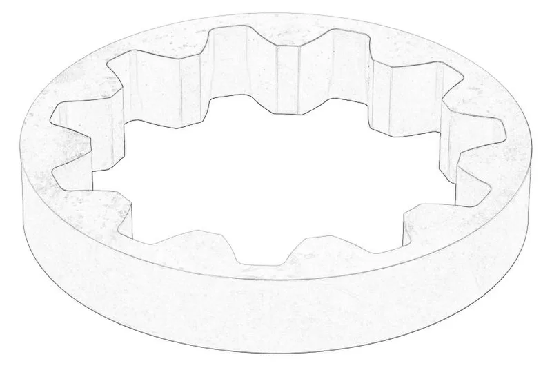 Pinion, pompa ulei