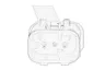 T417241 Senzor de apa filtru de combustibil OE PERKINS