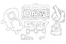 Set garnituri complet, motor